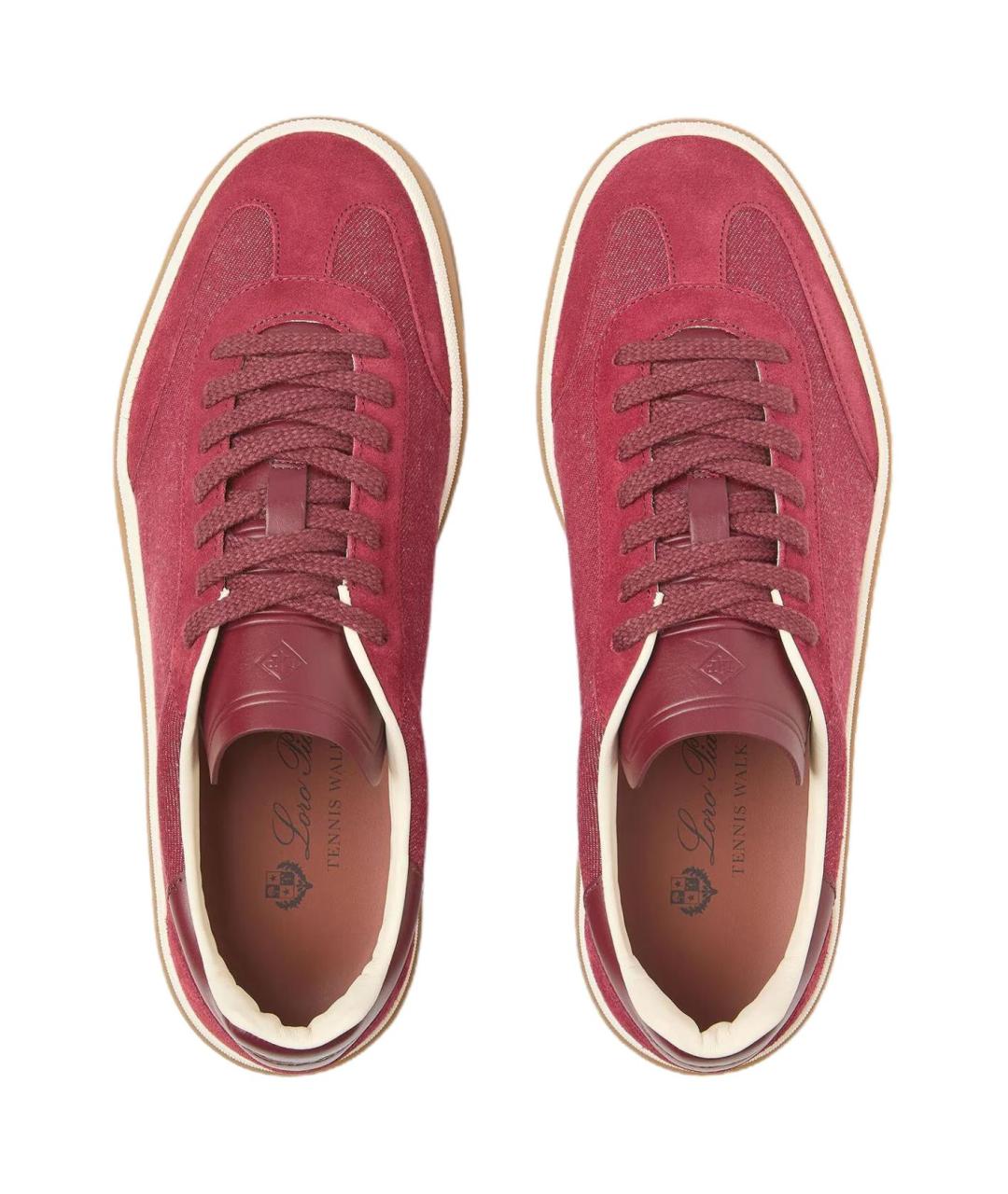 LORO PIANA Красные кроссовки, фото 5