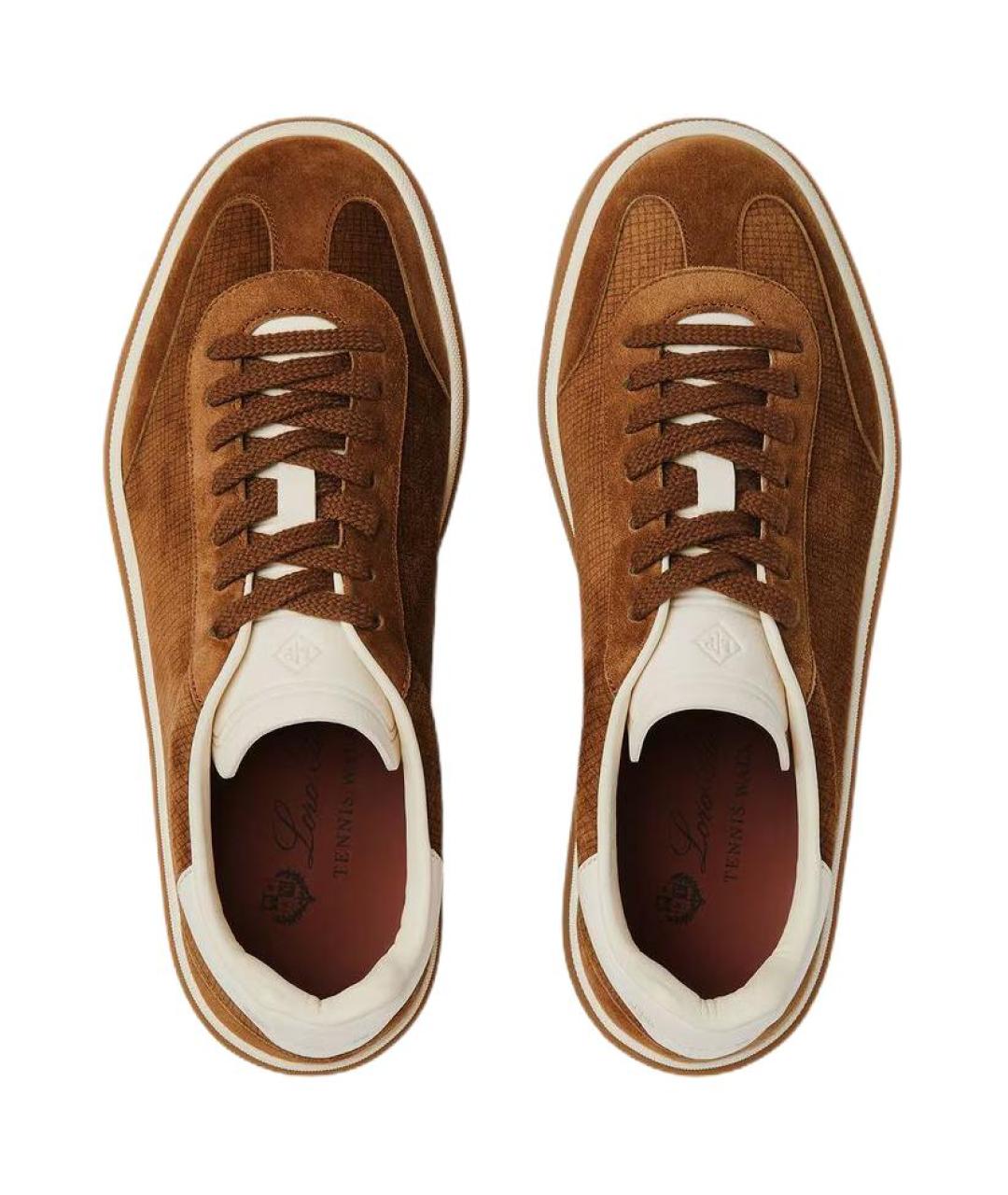 LORO PIANA Кожаные кеды, фото 5