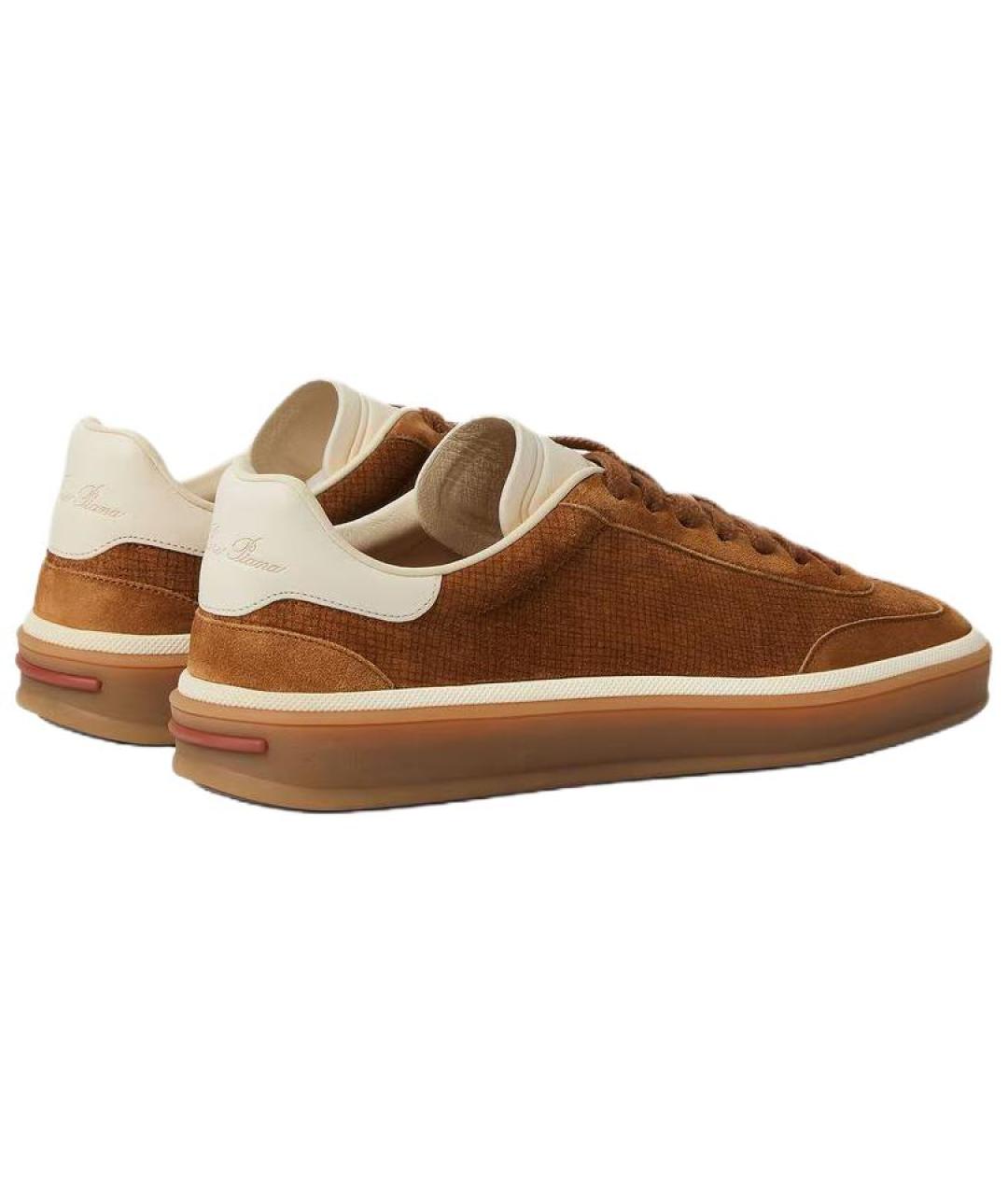 LORO PIANA Кожаные кеды, фото 4