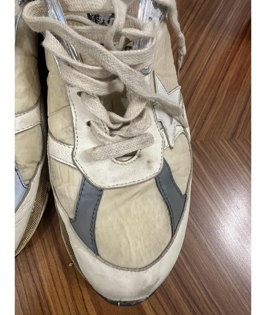 GOLDEN GOOSE DELUXE BRAND Бежевые кроссовки, фото 5