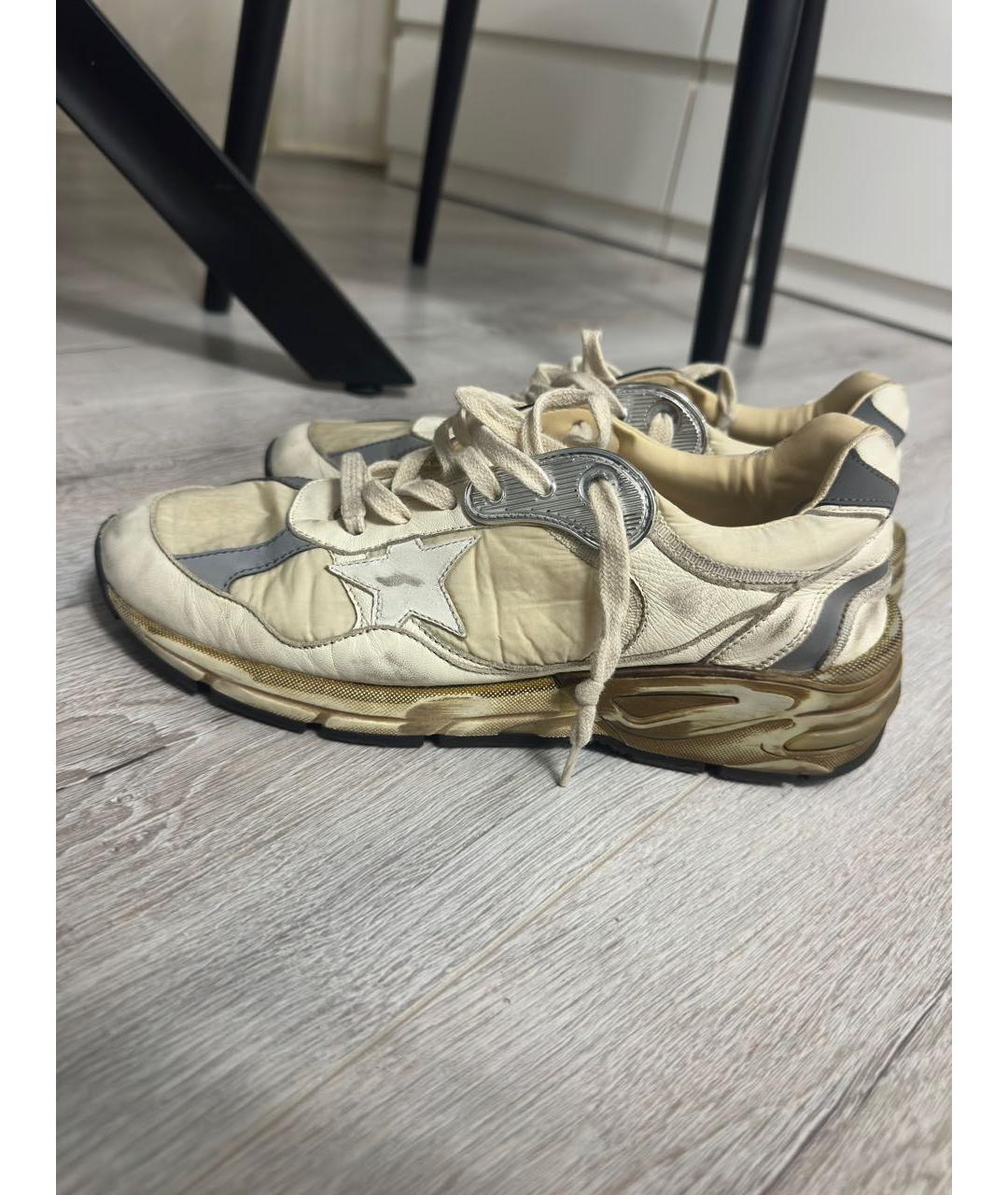 GOLDEN GOOSE DELUXE BRAND Бежевые кроссовки, фото 8