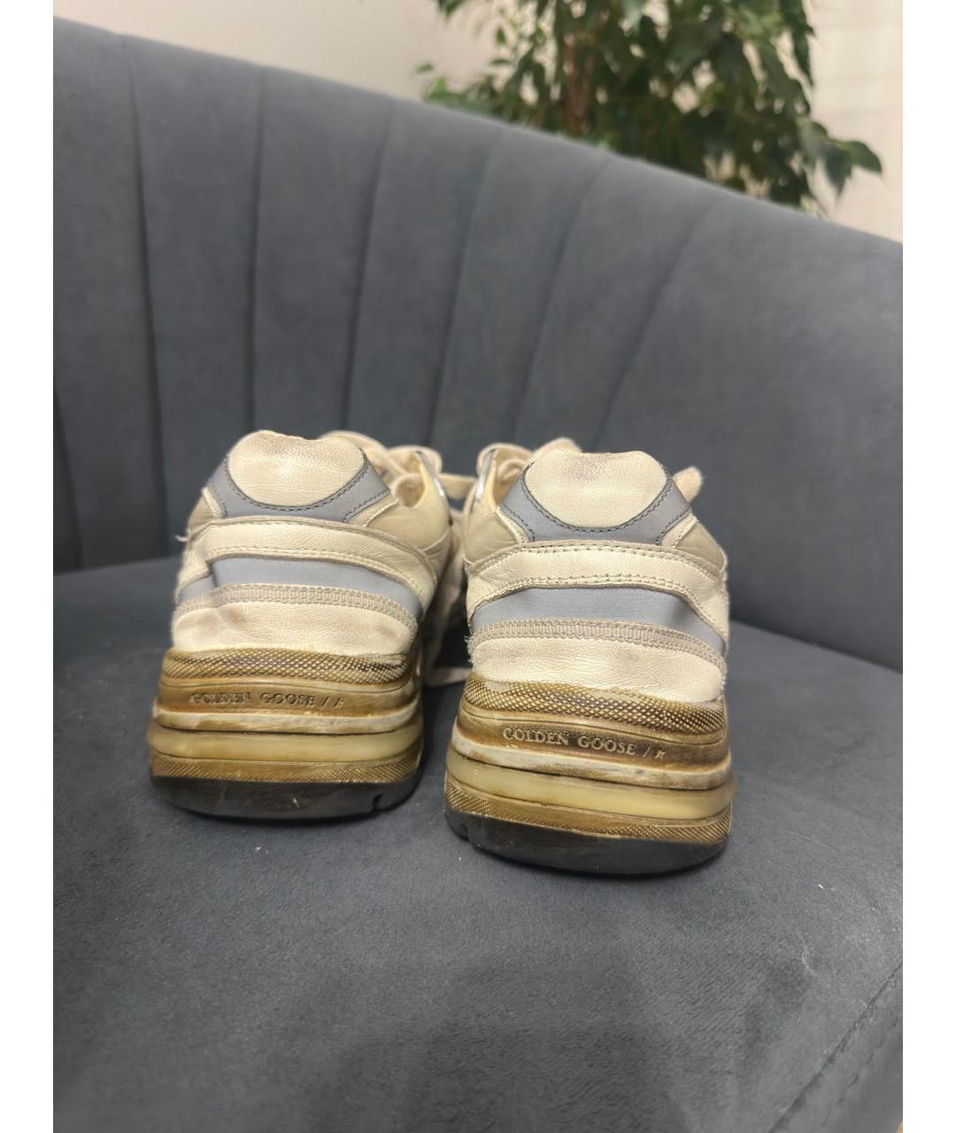 GOLDEN GOOSE DELUXE BRAND Бежевые кроссовки, фото 4