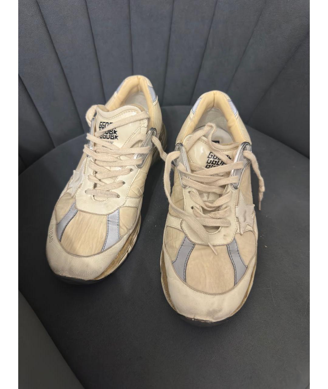 GOLDEN GOOSE DELUXE BRAND Бежевые кроссовки, фото 2