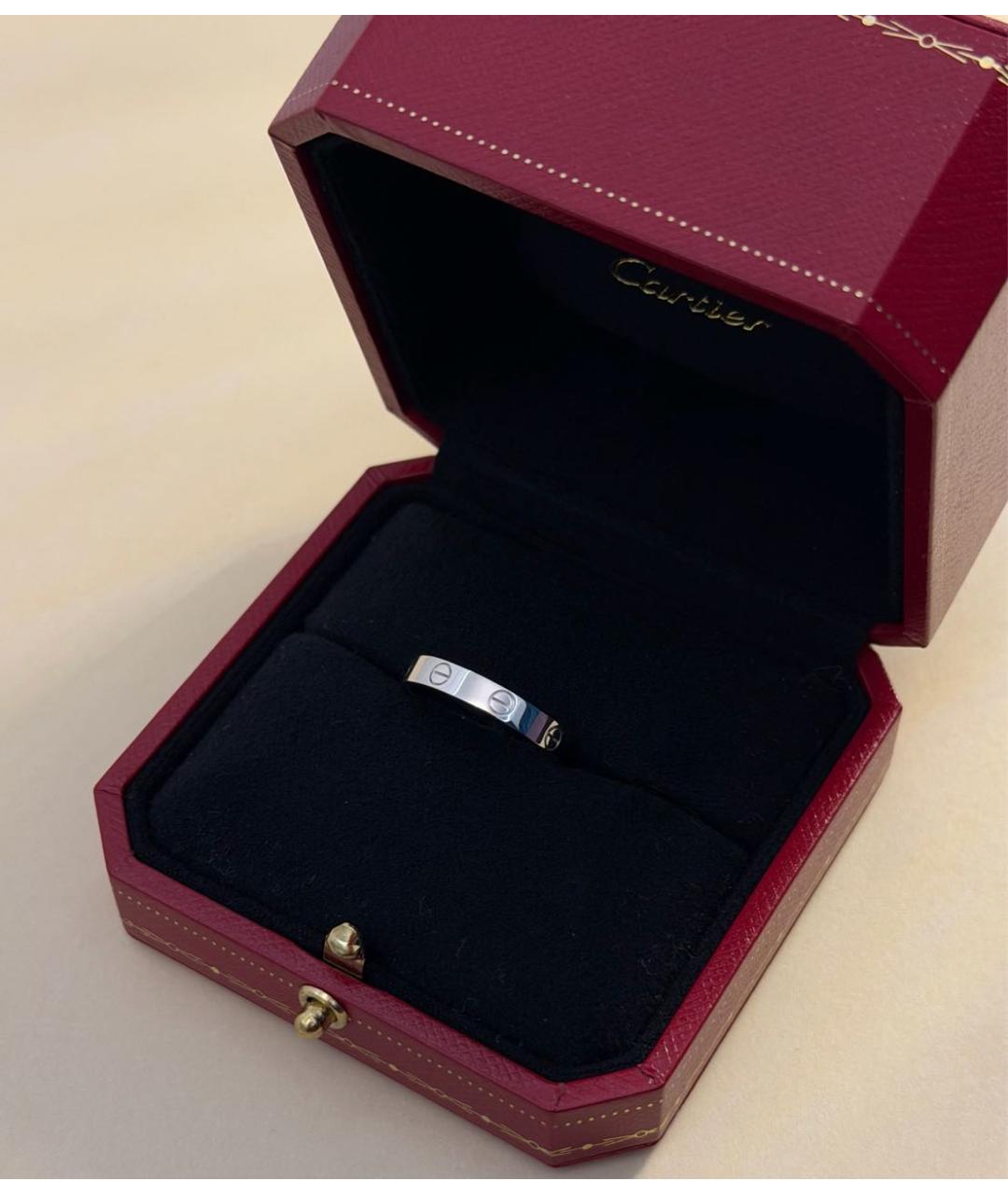 CARTIER Белое кольцо из белого золота, фото 2