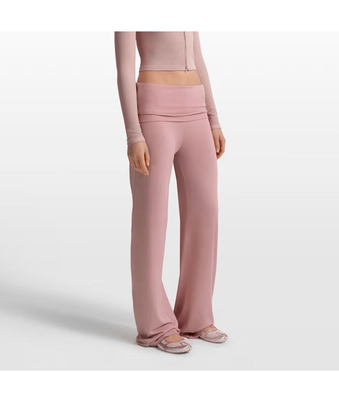 NIKE Розовые прямые брюки, фото 3