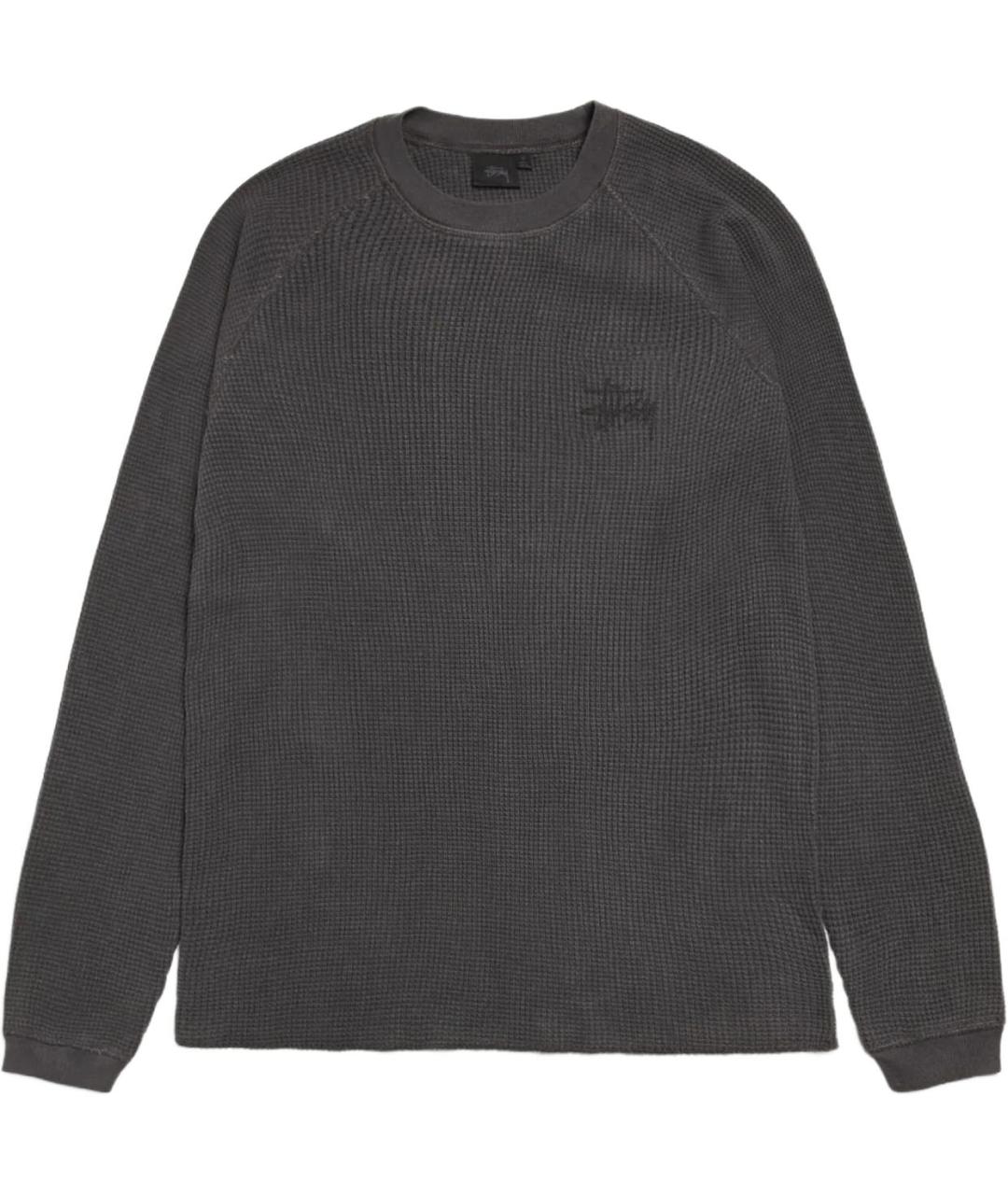 STUSSY Черный хлопковый джемпер / свитер, фото 1