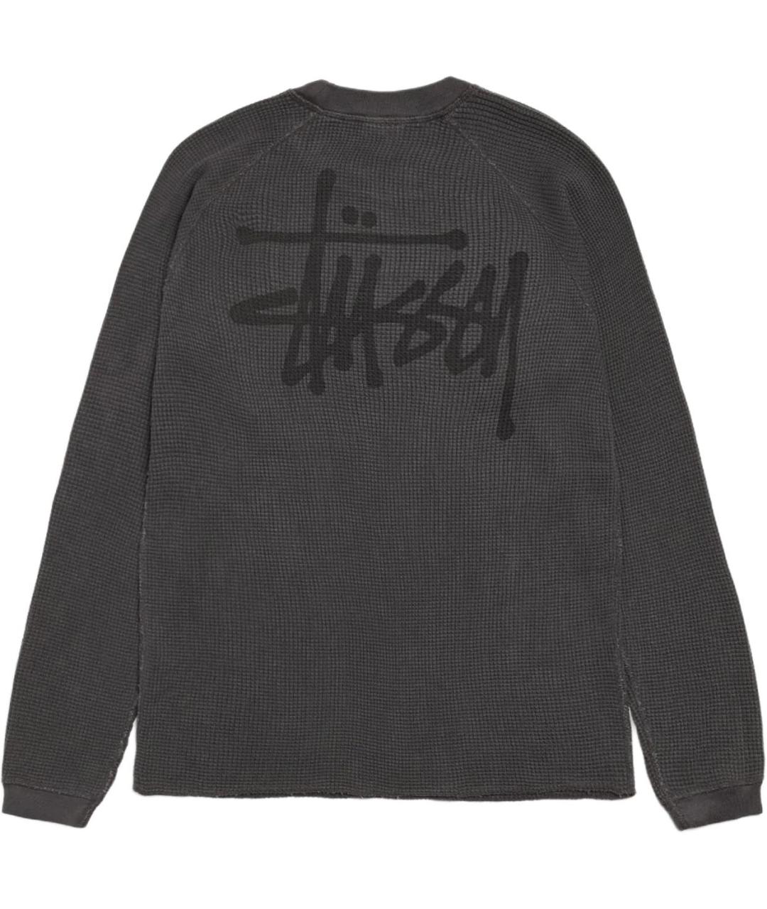 STUSSY Черный хлопковый джемпер / свитер, фото 2