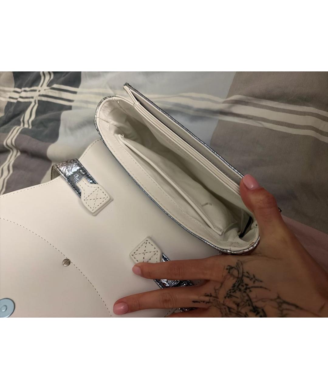 DIESEL Серебряная сумка через плечо, фото 4