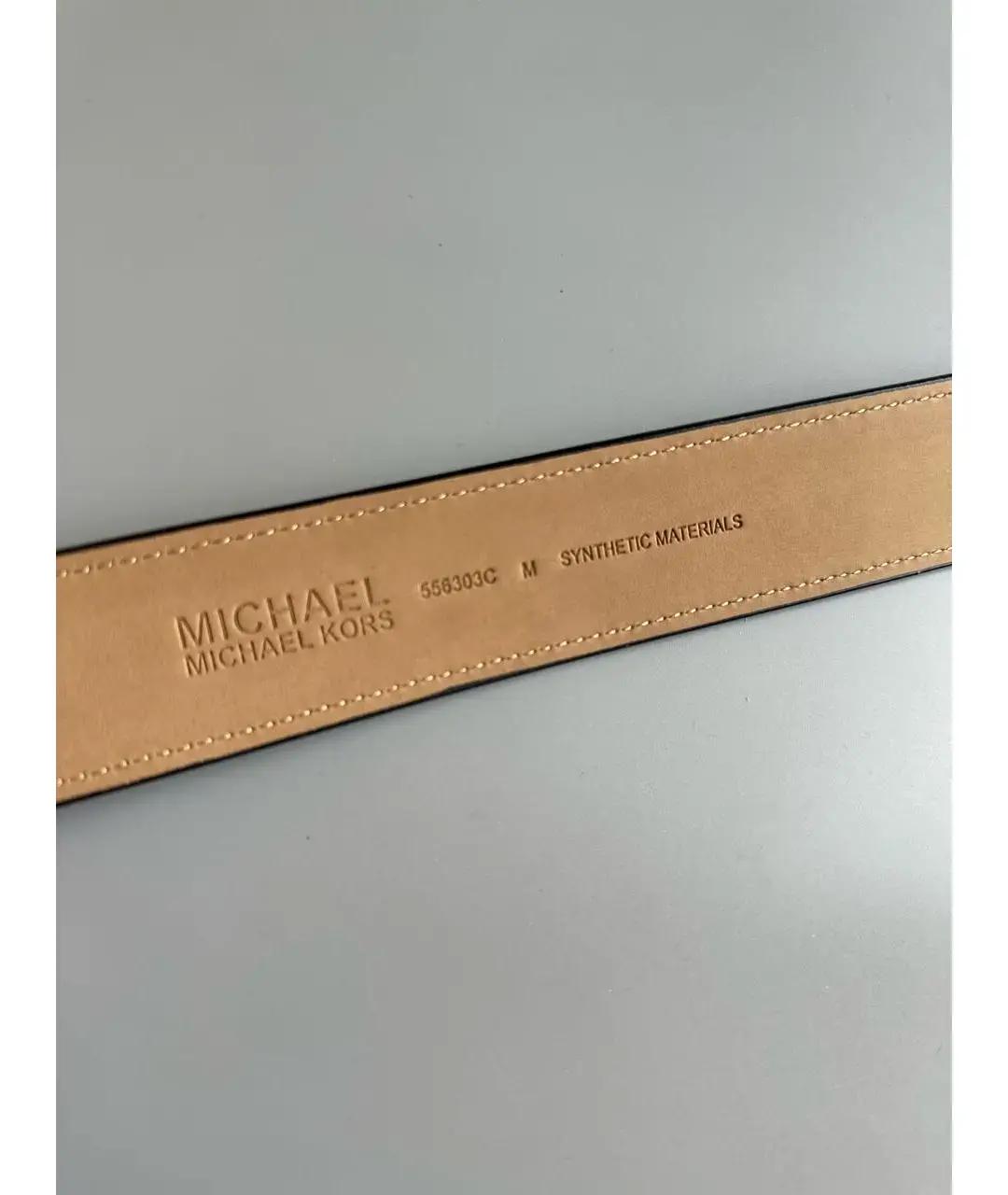 MICHAEL KORS Черный ремень, фото 5