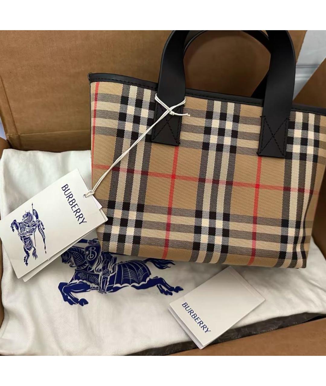 BURBERRY Мульти сумка тоут, фото 5