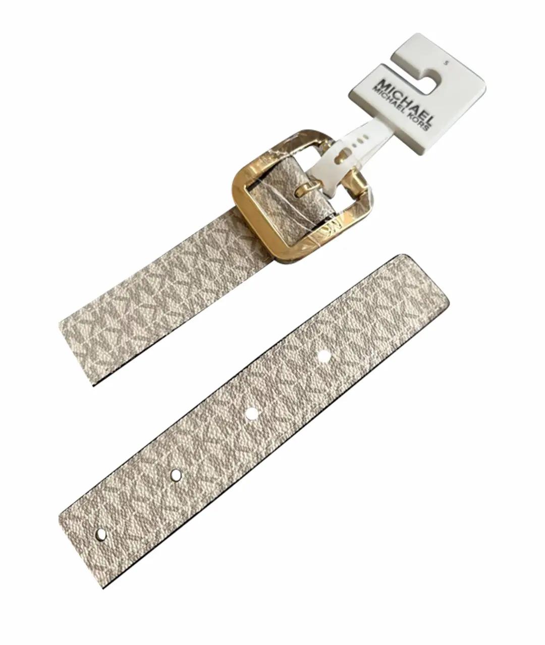 MICHAEL KORS Бежевый ремень, фото 1