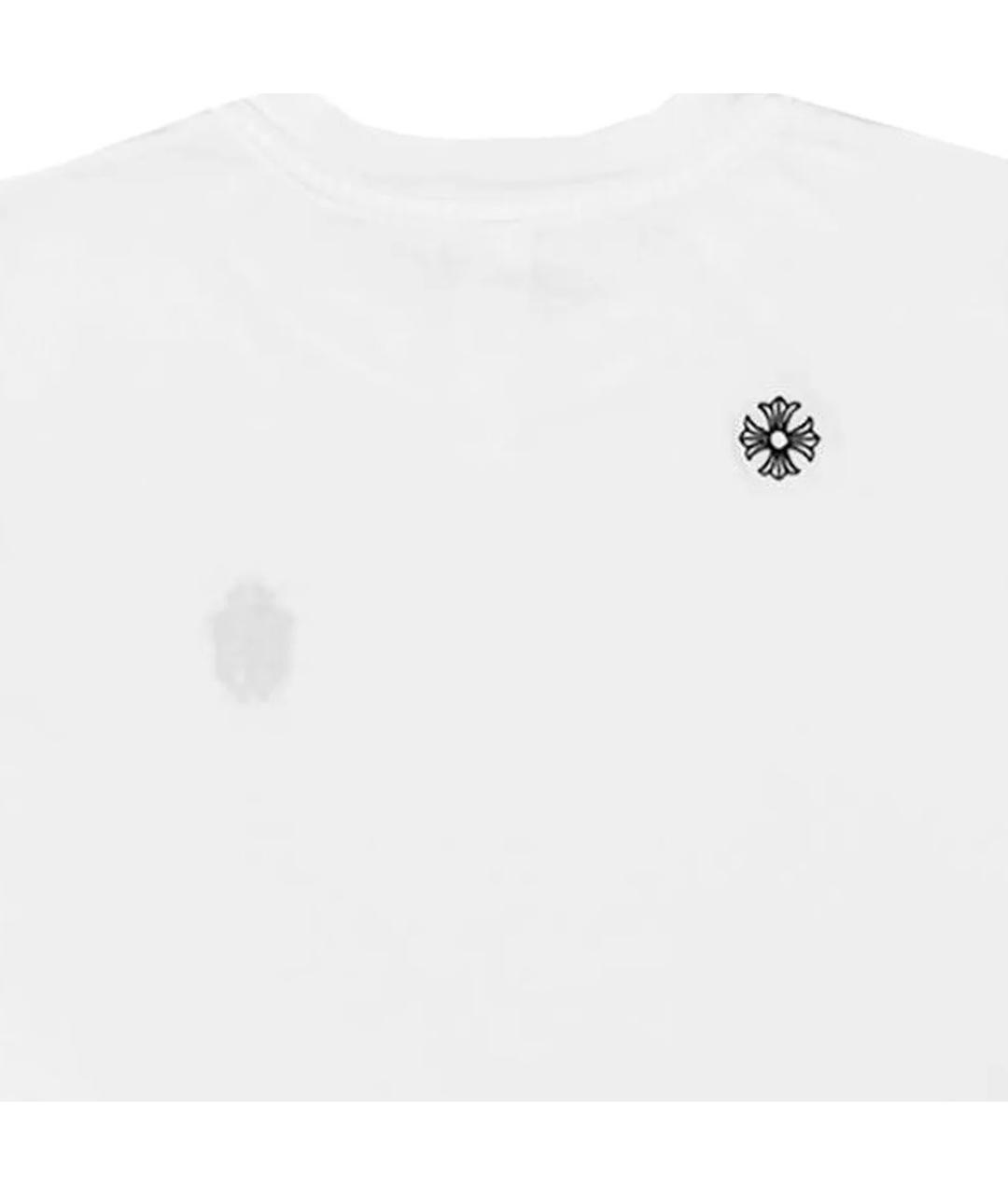 CHROME HEARTS Белая футболка, фото 3