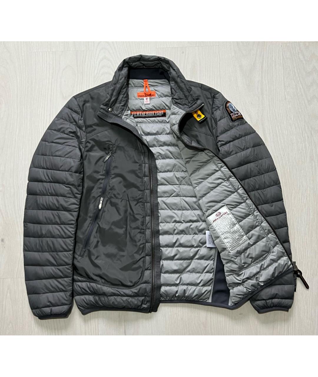 PARAJUMPERS Серый полиамидовый пуховик, фото 4
