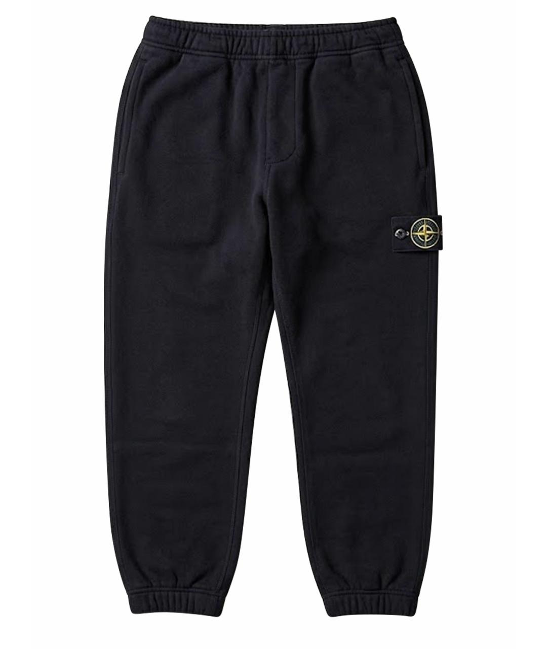 STONE ISLAND Черные повседневные брюки, фото 7