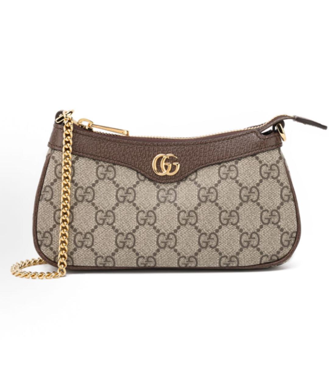 GUCCI Коричневая сумка через плечо, фото 4