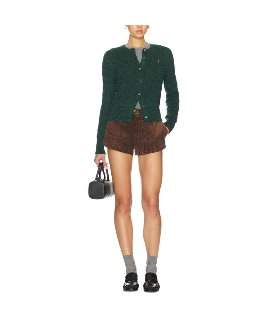 POLO RALPH LAUREN Зеленый кардиган, фото 2