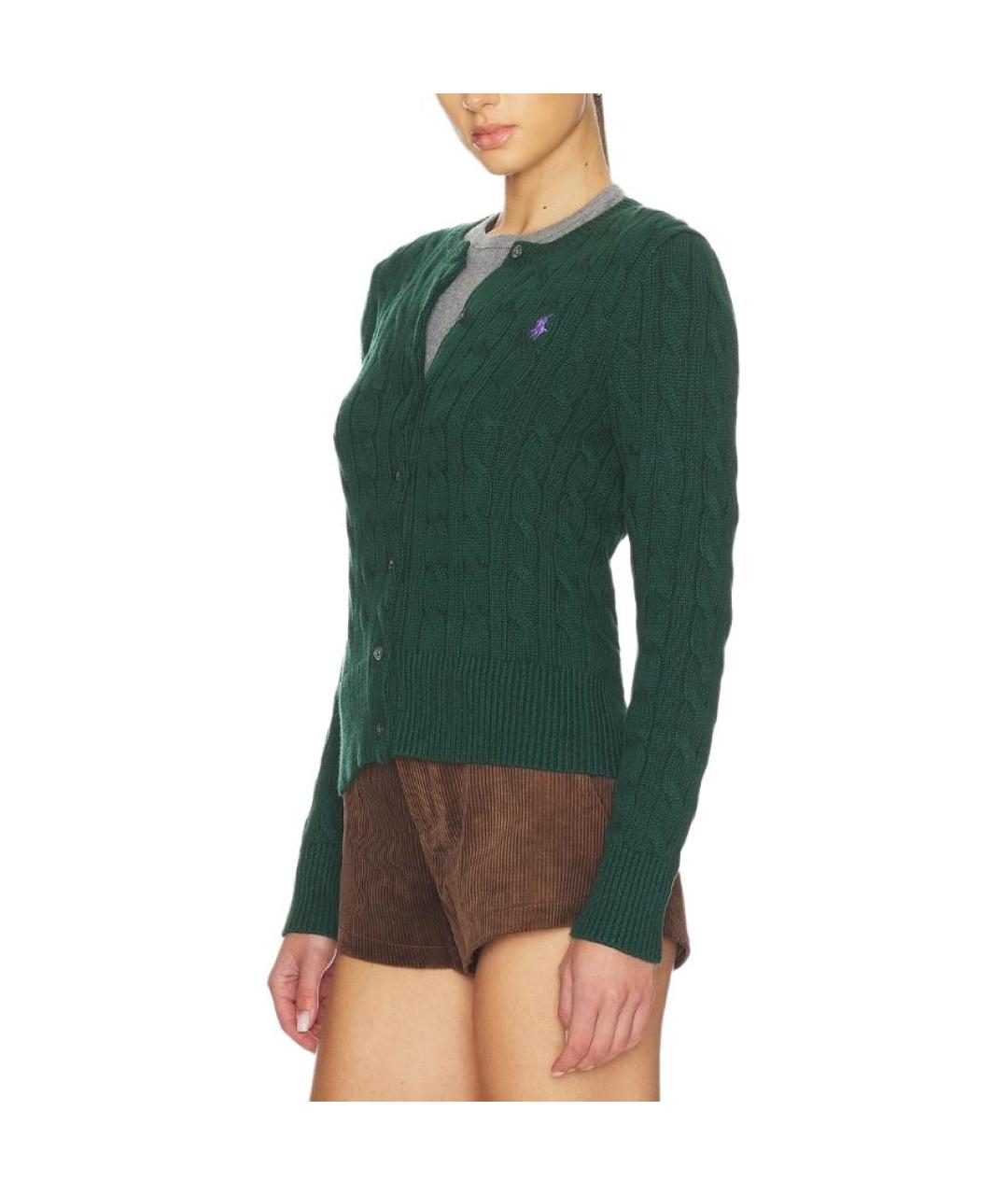 POLO RALPH LAUREN Зеленый кардиган, фото 4