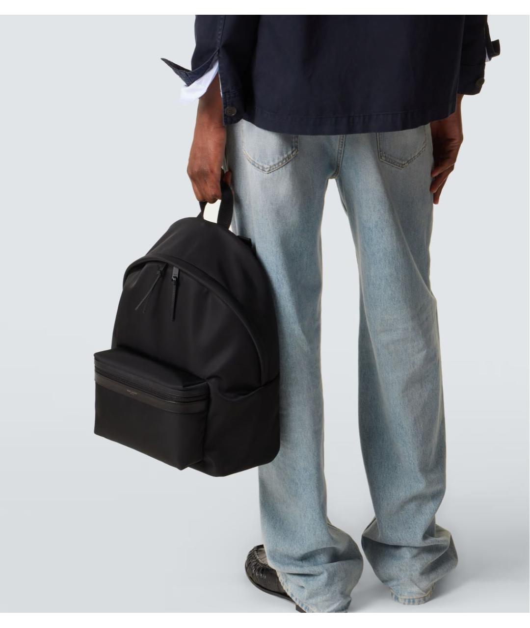 SAINT LAURENT Черный рюкзак, фото 6