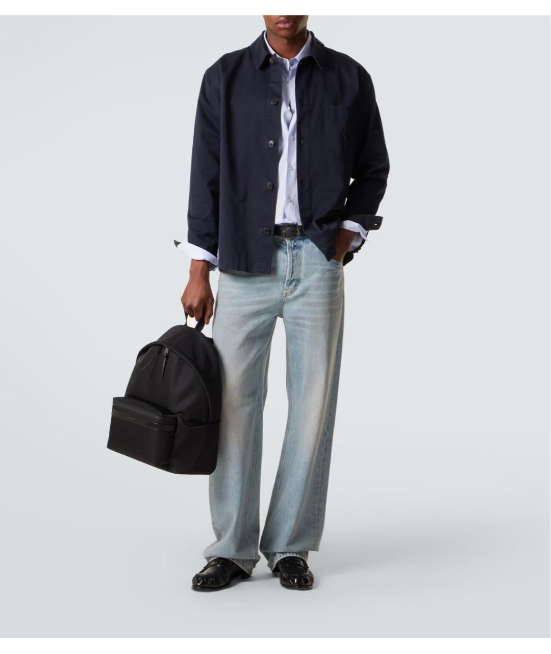 SAINT LAURENT Черный рюкзак, фото 7