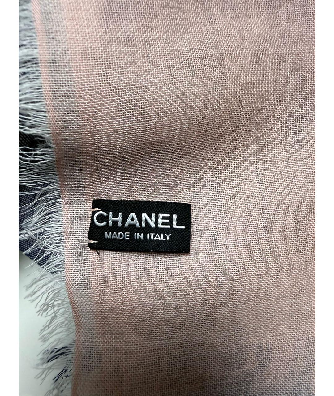 CHANEL Мульти кашемировый платок, фото 4