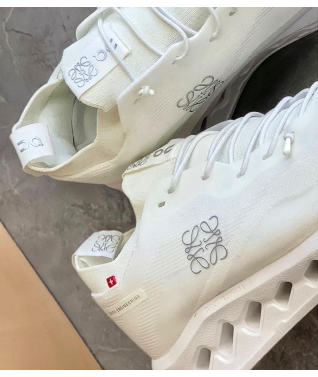 LOEWE Белые кроссовки, фото 7