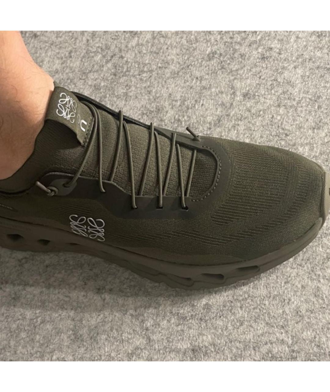 LOEWE Хаки кроссовки, фото 7