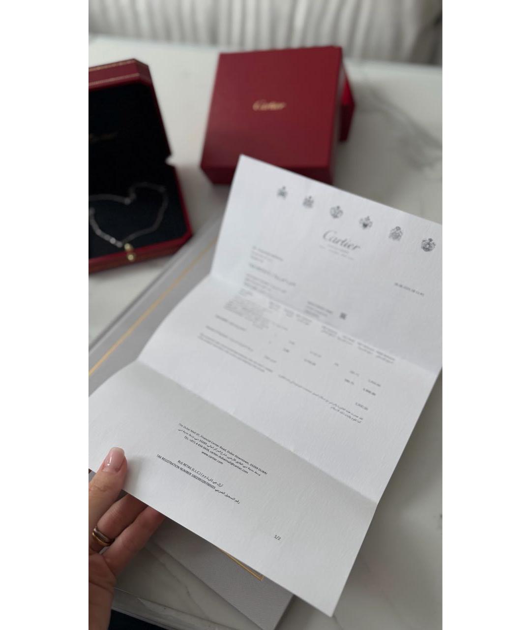 CARTIER Серебряная подвеска из белого золота, фото 5