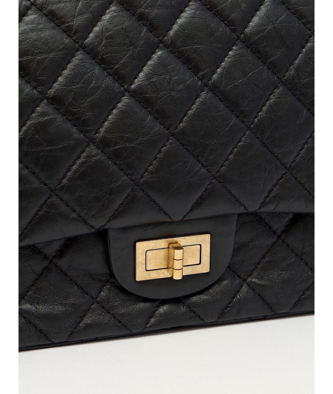 CHANEL Черная кожаная сумка через плечо, фото 5