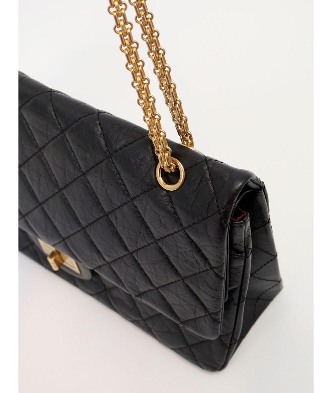 CHANEL Черная кожаная сумка через плечо, фото 8