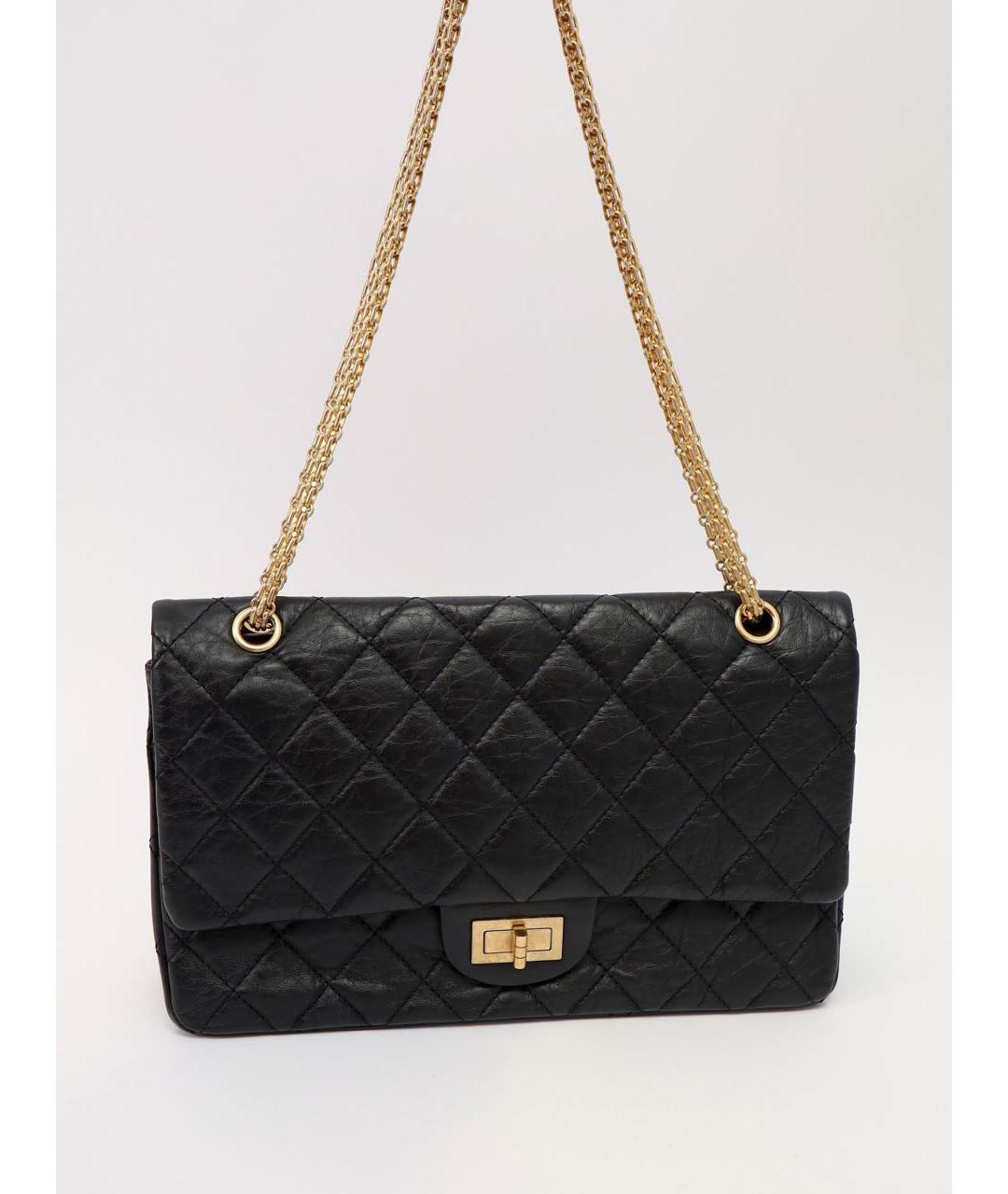 CHANEL Черная кожаная сумка через плечо, фото 6