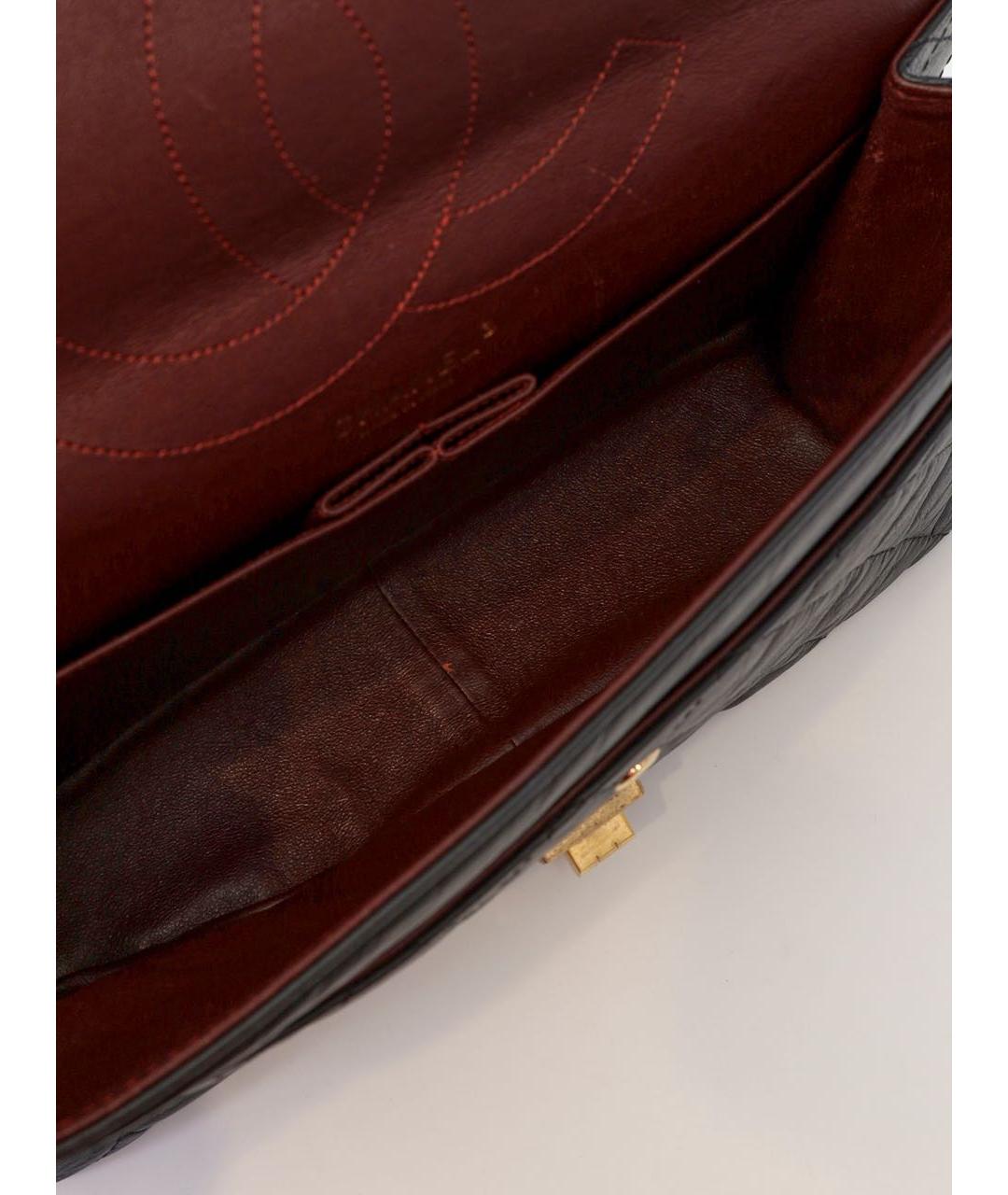 CHANEL Черная кожаная сумка через плечо, фото 4