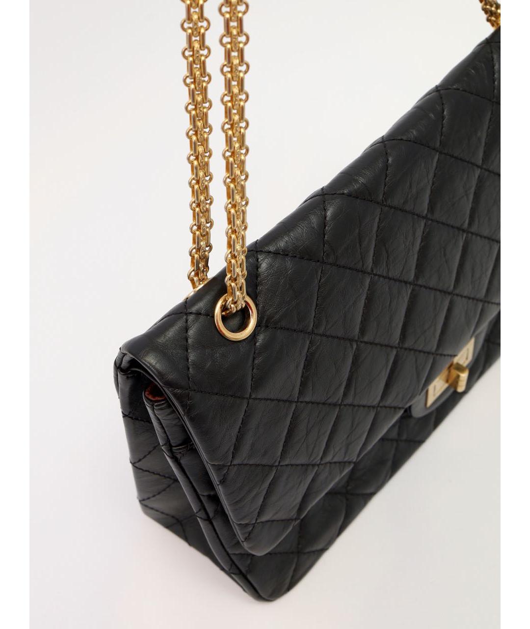 CHANEL Черная кожаная сумка через плечо, фото 7