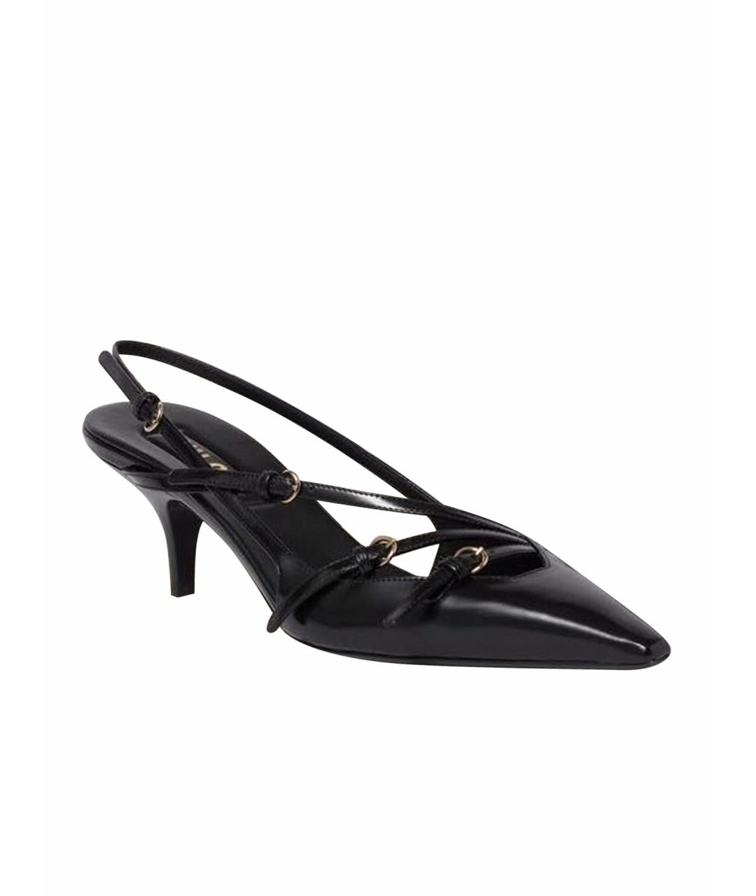 MIU MIU Черные кожаные туфли, фото 7