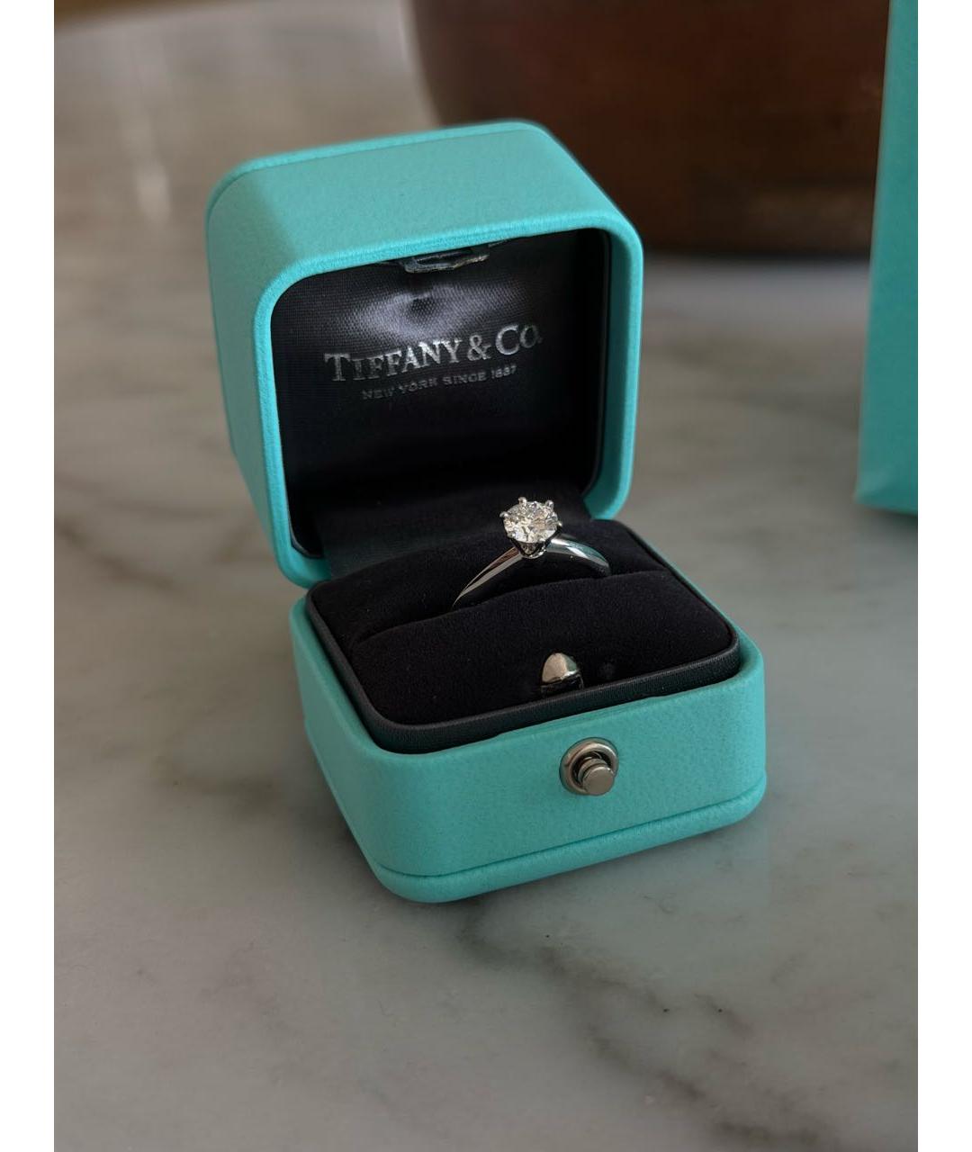 TIFFANY&CO Серебряное кольцо из белого золота, фото 5