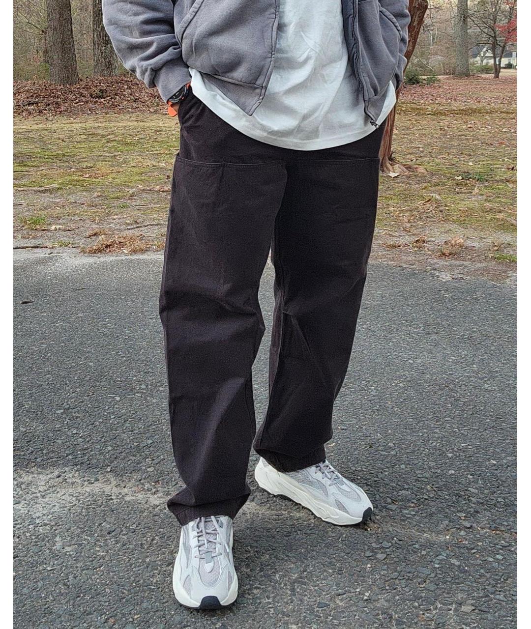 YEEZY Черные повседневные брюки, фото 6
