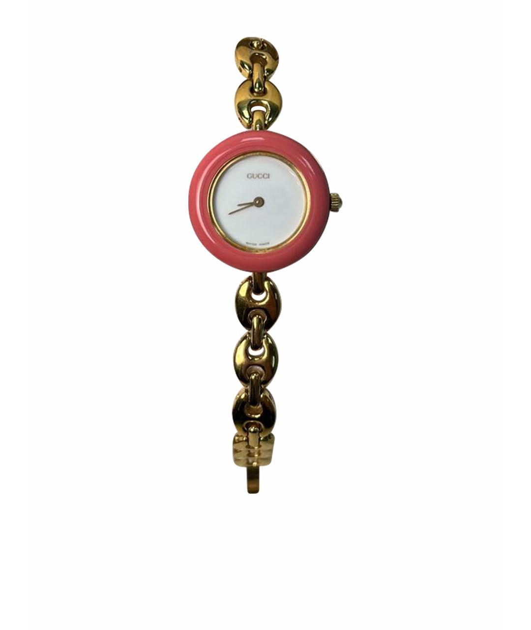 GUCCI Золотые позолоченные часы, фото 1