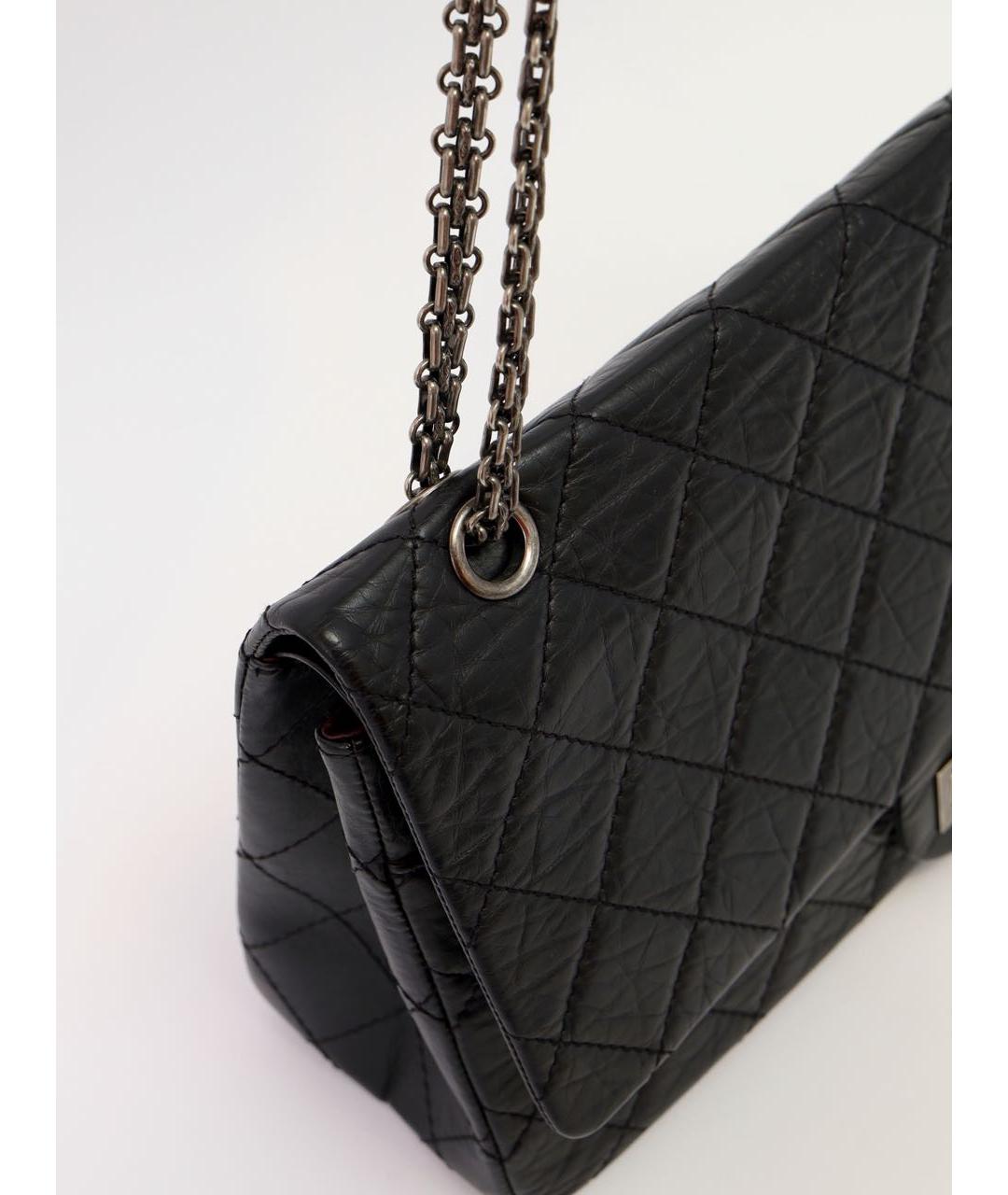 CHANEL Черная кожаная сумка через плечо, фото 8