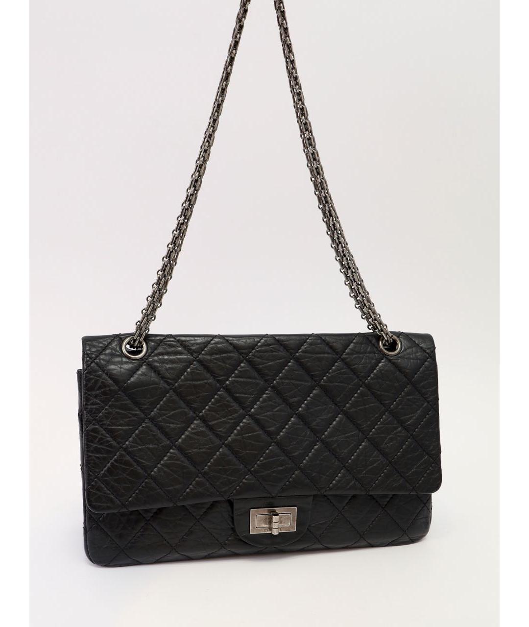 CHANEL Черная кожаная сумка через плечо, фото 6