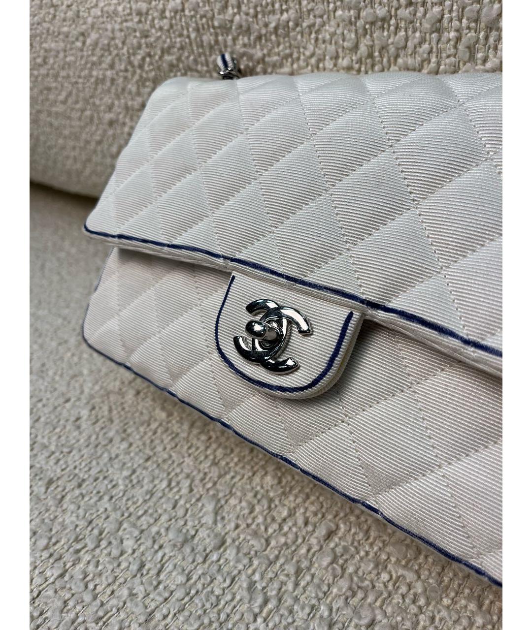 CHANEL Белая сумка через плечо, фото 7