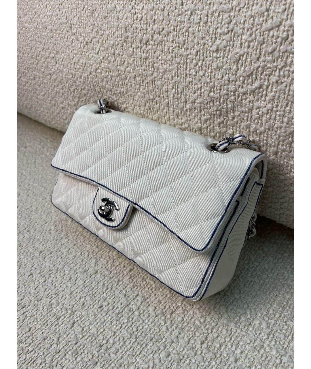 CHANEL Белая сумка через плечо, фото 6