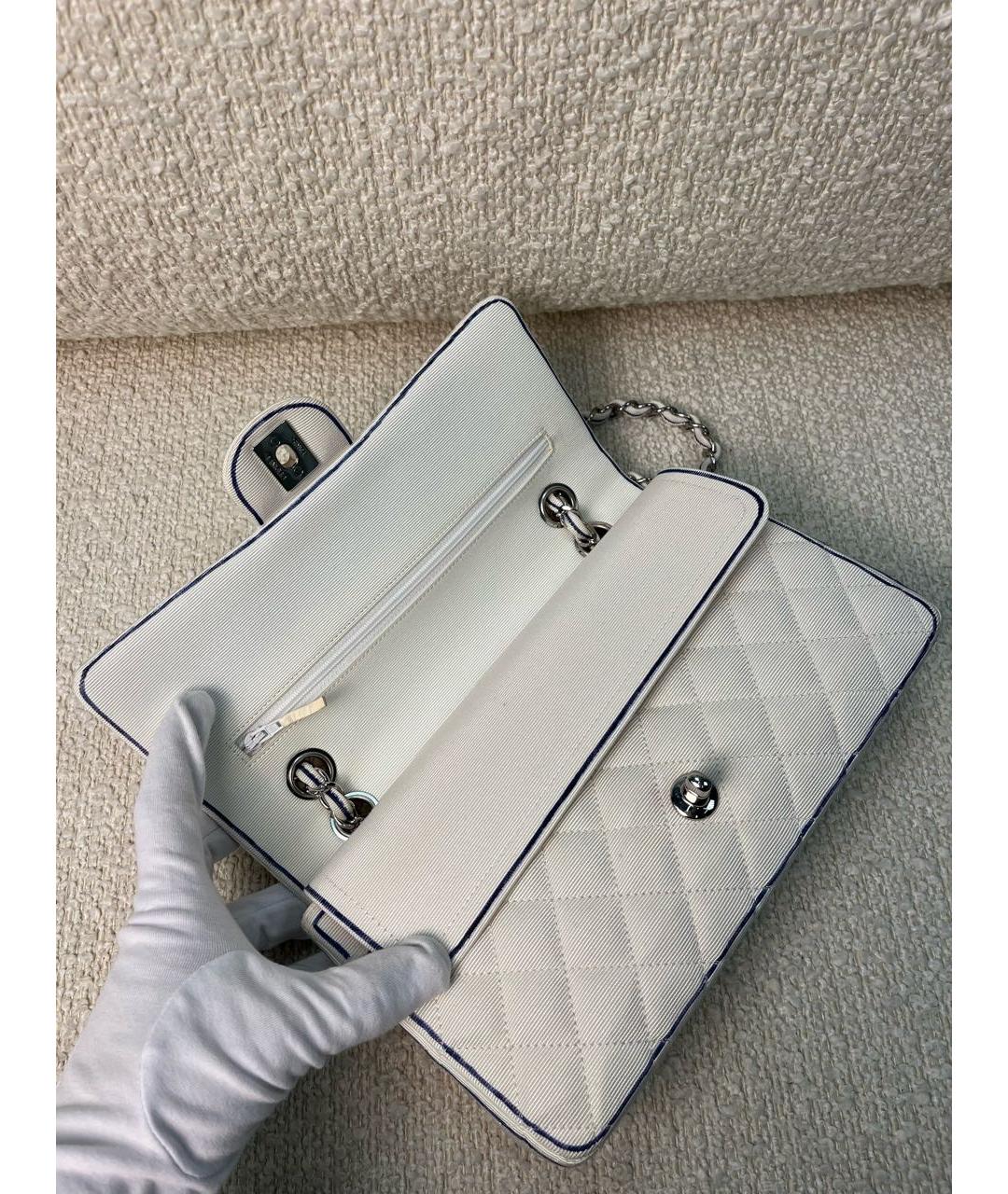 CHANEL Белая сумка через плечо, фото 8