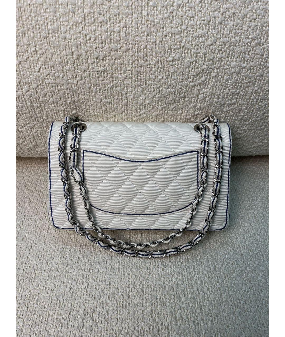 CHANEL Белая сумка через плечо, фото 4