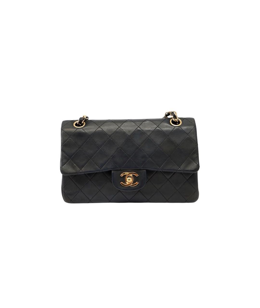 CHANEL Черная кожаная сумка через плечо, фото 9