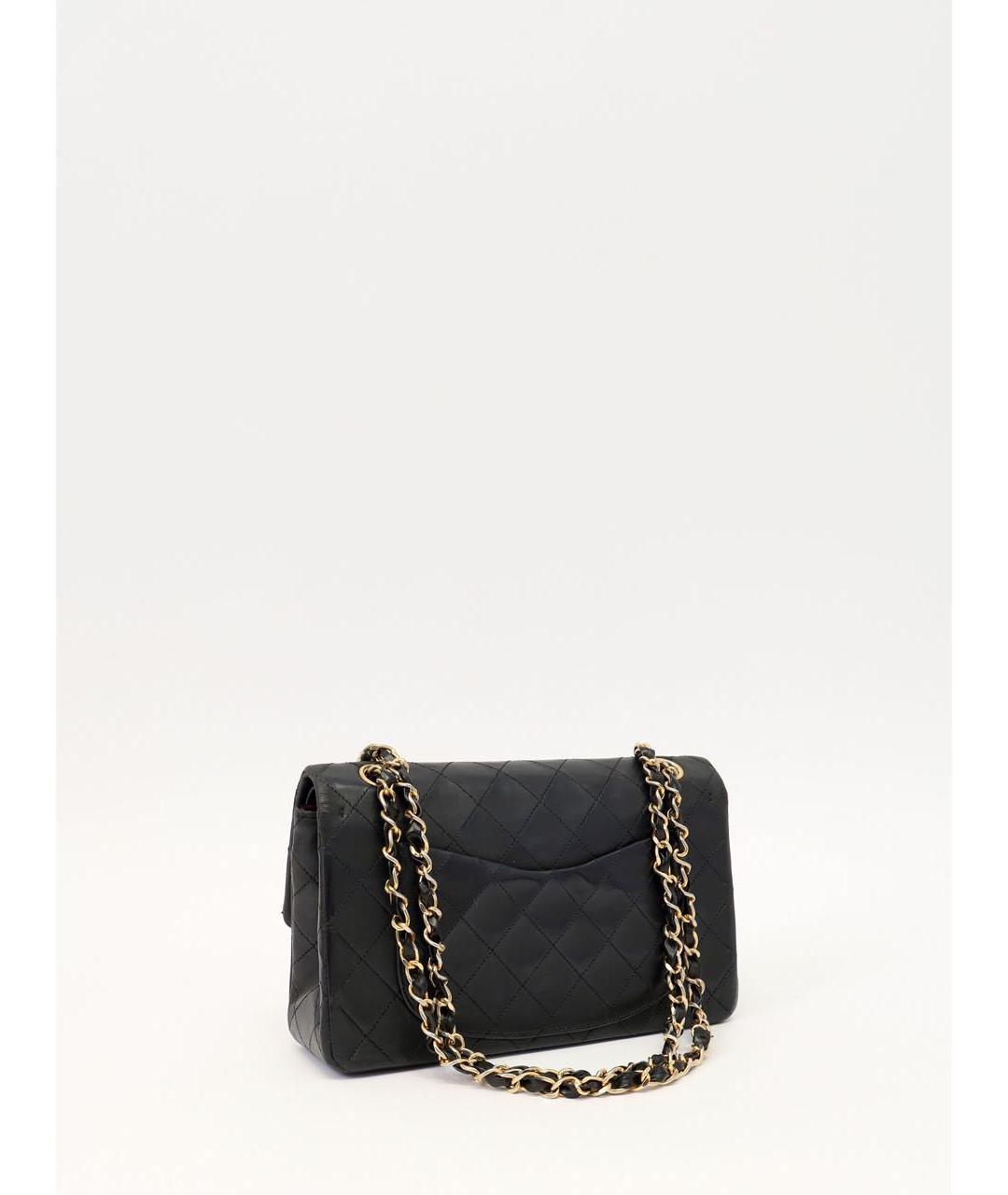 CHANEL Черная кожаная сумка через плечо, фото 3