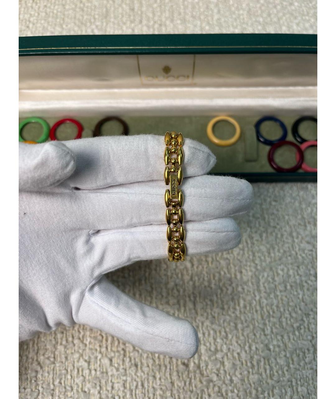 GUCCI Золотые позолоченные часы, фото 3