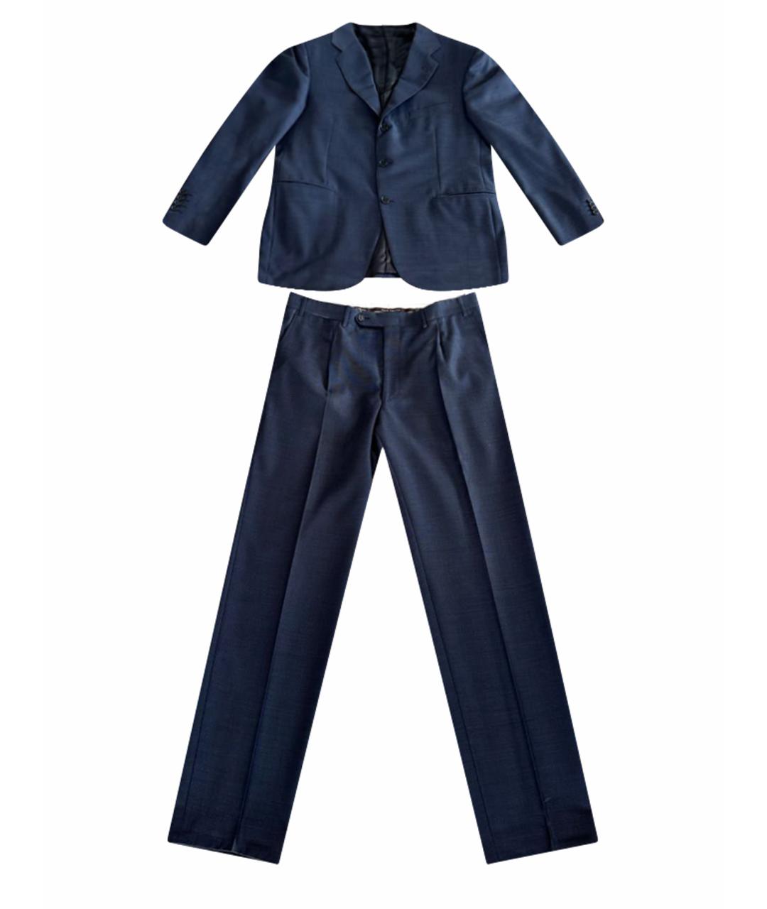 CANALI Синий классический костюм, фото 1