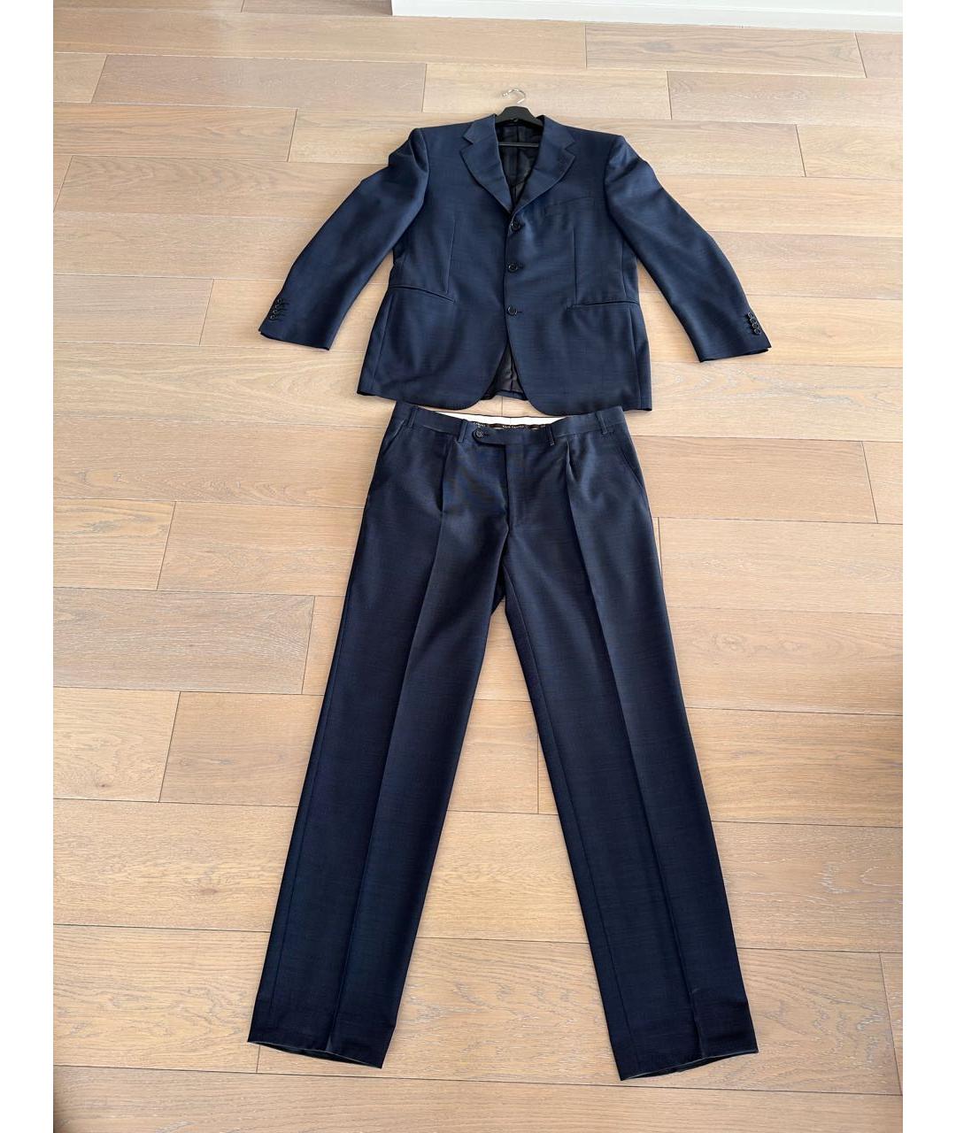 CANALI Синий классический костюм, фото 5