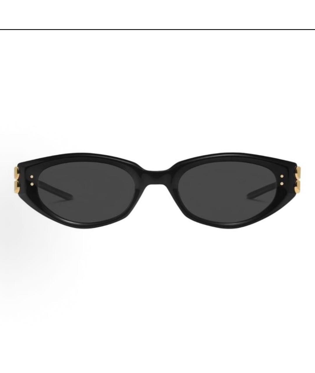 GENTLE MONSTER Черные пластиковые солнцезащитные очки, фото 3