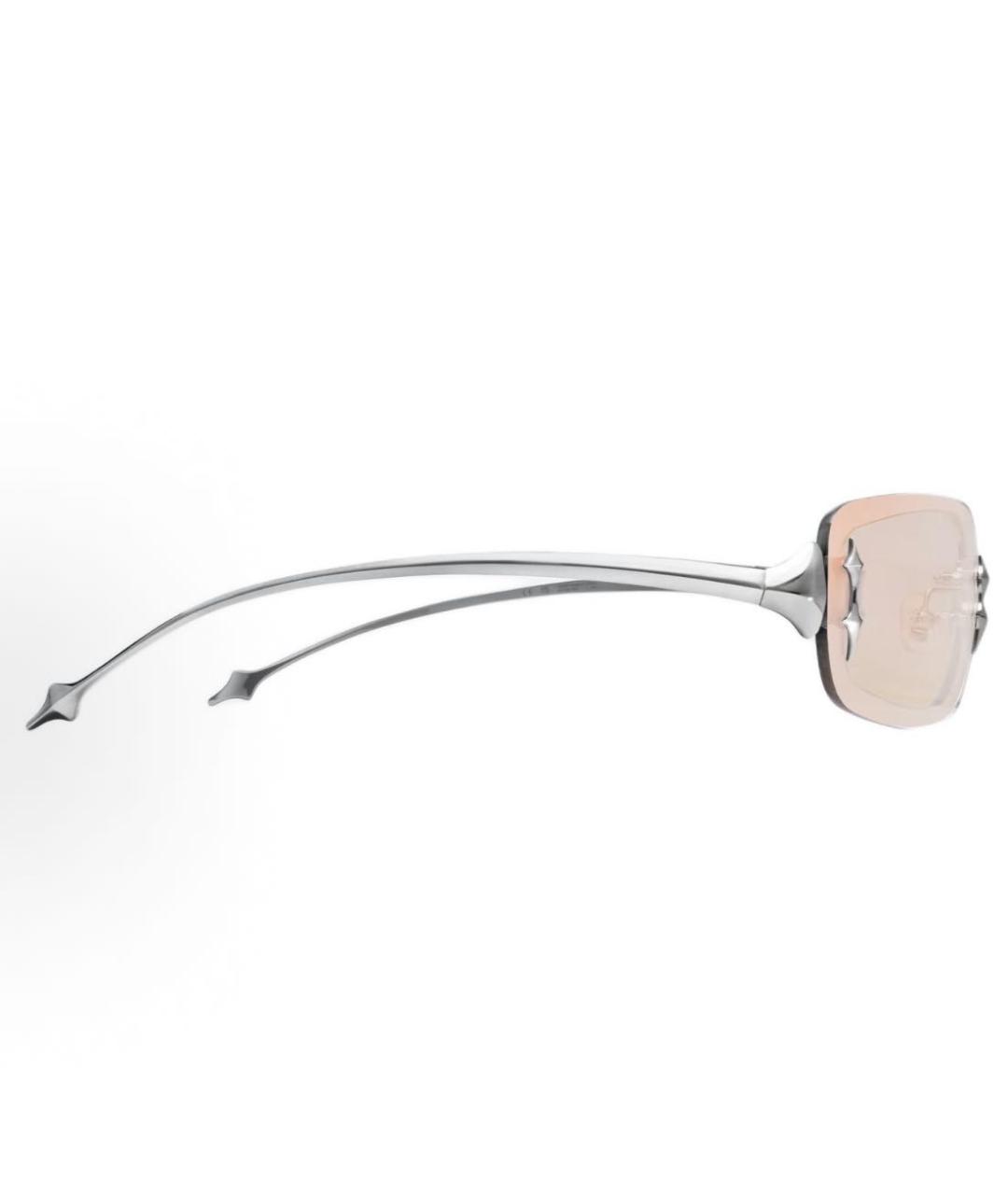 GENTLE MONSTER Серебряные металлические солнцезащитные очки, фото 3