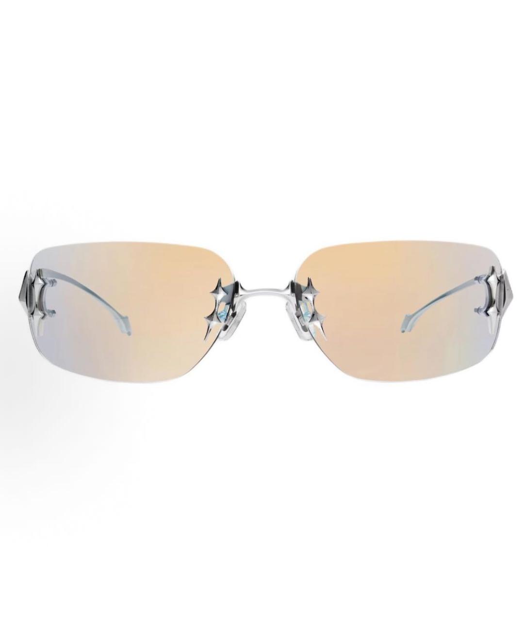 GENTLE MONSTER Серебряные металлические солнцезащитные очки, фото 2